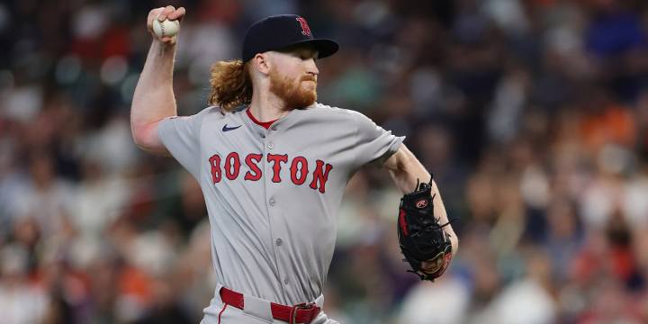 Dustin May strikes out eight in first win with Red Sox