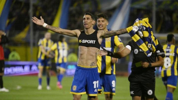 Di María estrechó las manos con la historia y le dio el triunfo a Central en el clásico