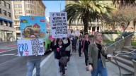 Demonstrators rally across the Bay Area for International Women’s Day