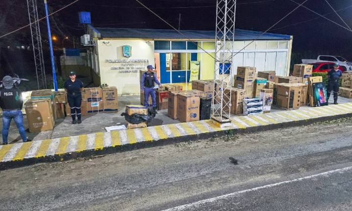 Secuestran cargamento de contrabando por más de $ 18.400.000