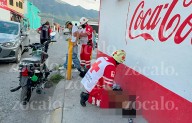 Dos menores lesionados tras choque entre motocicleta y auto en la Federico Berrueto Ramón