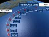 Hurricane Erin bringing life-threatening rip currents to NC coast, tropical storm warning for Outer Banks