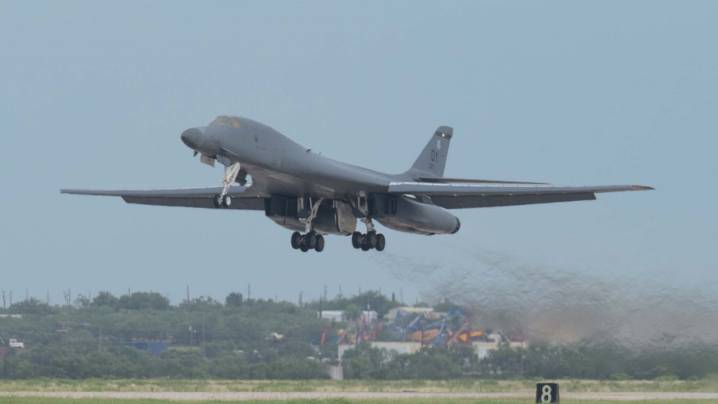 B-1B Lancer Bombers Fly ‘Hybrid’ Strike Sorties During Red Flag Nellis 25