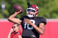 Deadspin | Taylen Green, Arkansas take aim at Alabama A&M