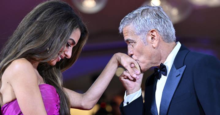 George y Amal Clooney acaparan todas las miradas en el Festival de Venecia