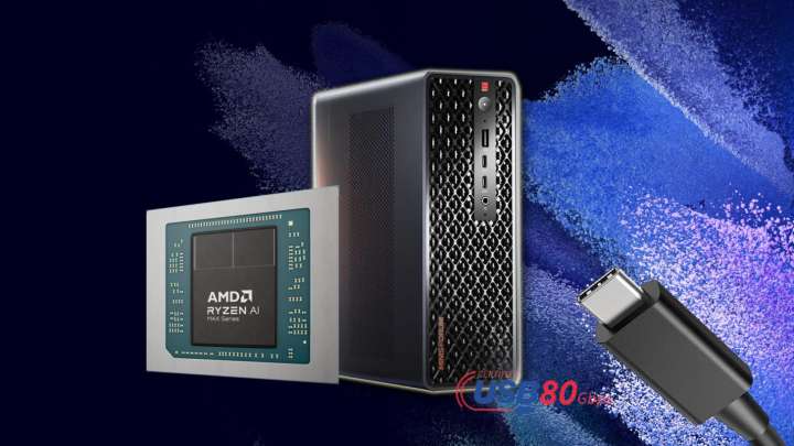 Minisforum Teases AMD Strix Halo-Based MS-S1 Max Mini AI Workstation, Featuring USB4 V2 80 Gbps Port