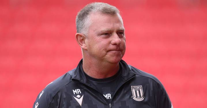 Stoke City have 'done everything' to create change as Mark Robins sets checkpoint aim