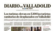 Portada de Diario de Valladolid del 25 de agosto de 2025