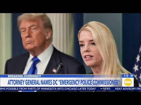 Bondi names DEA head as DC's 'emergency police commissioner'