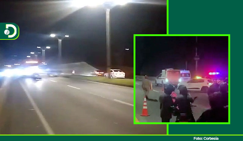 Fatal accidente en la Medellín – Bogotá: pareja falleció tras chocar contra un poste en Guarne