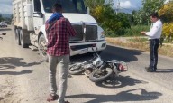 UN HOMBRE LESIONADO EN CHOQUE DE FRENTE CONTRA GÓNDOLA