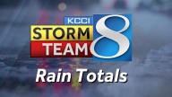 Iowa rainfall totals: How much fell from overnight storms