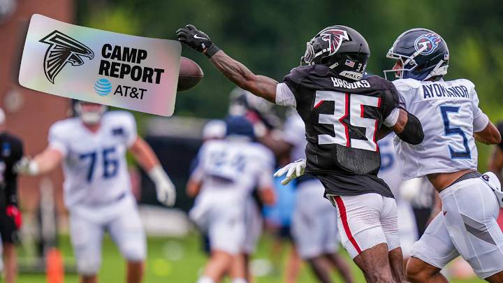 Falcons Camp Report: Standouts from strong first joint practice vs. Titans