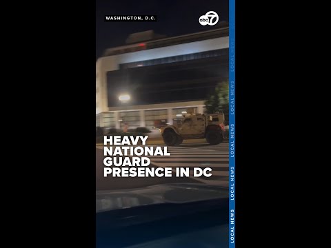 National Guard troops roam throughout DC during weekend as Trump's federal takeover continues