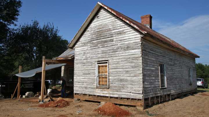Earl Scruggs home in the process of being restored…