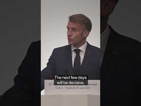 Macron Pushes for Secondary Sanctions on Russian Backers