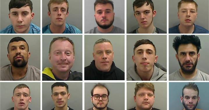 Locked up in August: Stalkers, violent thugs and pervert with 'paedophile manual' among 35 jailed