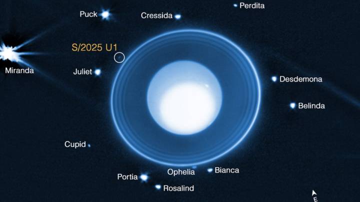 Astronomers Discover a Previously Hidden Moon Orbiting Uranus