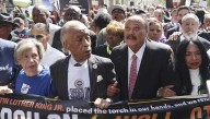 Al Sharpton leads Wall Street protest for DEI