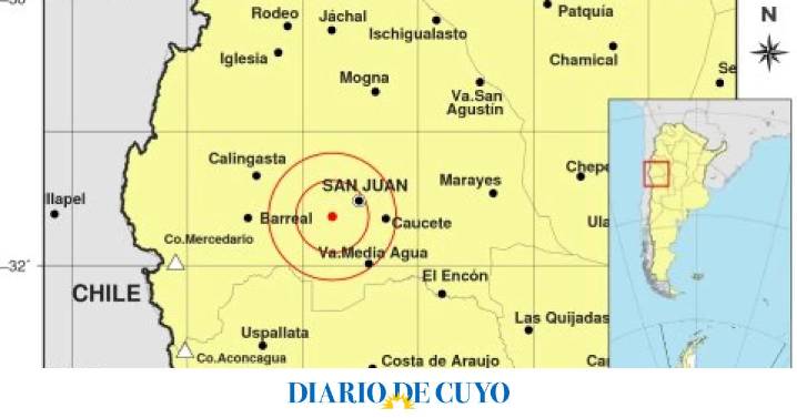 Tembló en San Juan a la hora de la cena