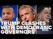 Trump clashes with Democratic governors over crime strategy