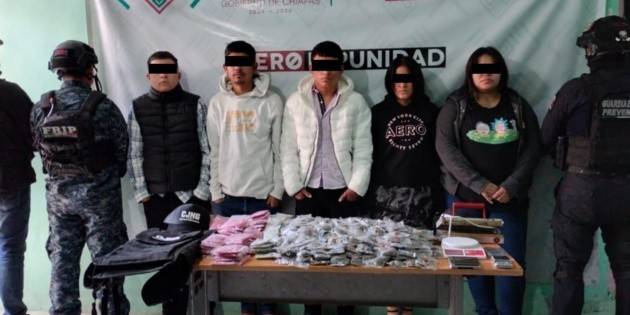 Detienen a cinco presuntos integrantes del CNG en Chiapas