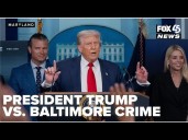 Maryland, Baltimore fight back against Trump crime claims