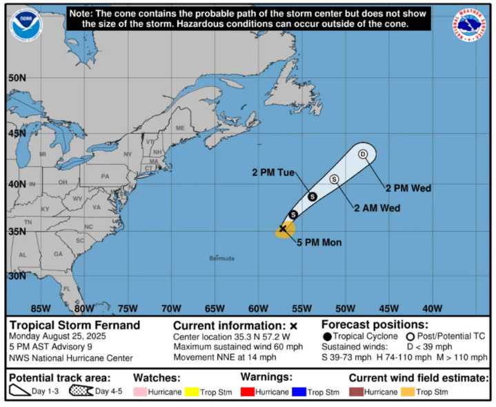 Dos tormentas tropicales que amenazan a EEUU: Esto es lo que se sabe de Fernand y Juliette