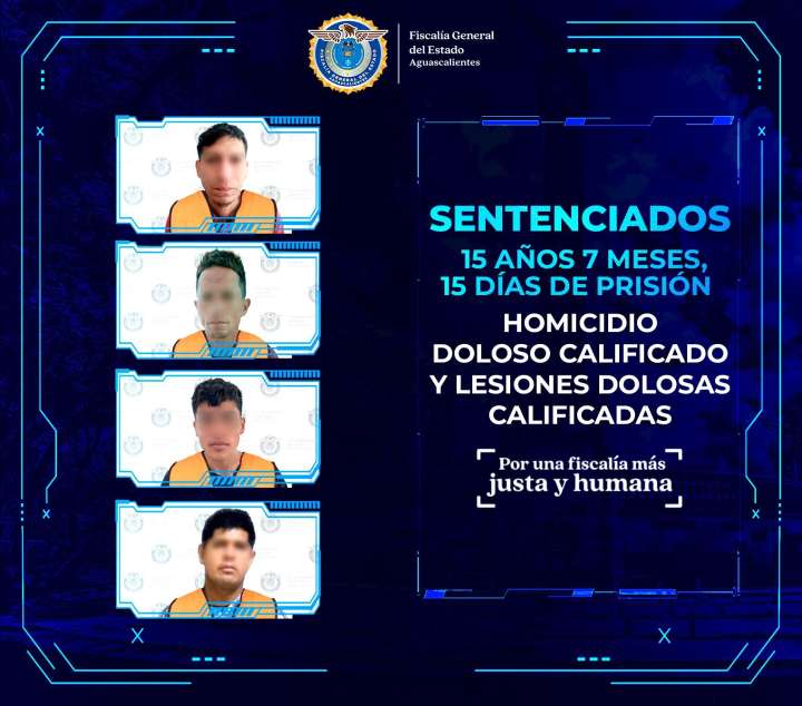 Sentencian a cuatro integrantes de un grupo delictivo por homicidio y lesiones en Paseos de la Providencia