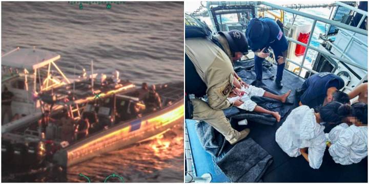 Interceptan intento de contrabando marítimo frente a las costas de Miami y detienen a ciudadanos de Cuba, China y República Dominicana