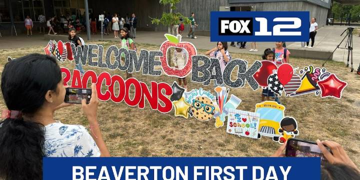 Beaverton School District welcomes students on first day of class