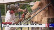 Chainsaw carving at Guilford's The Dudley Farm Museum to honor Native American history