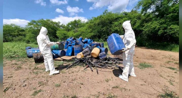 Golpe al crimen organizado en Sinaloa: localizan e inhabilitan 7 laboratorios clandestinos