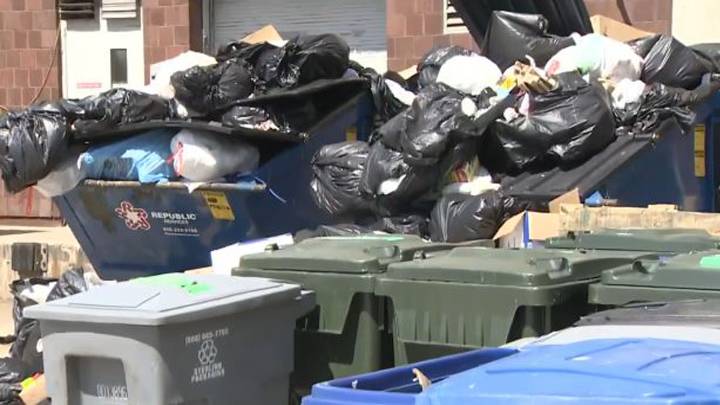 Malden city councilors raise concerns with Republic Services as trash piles up at schools