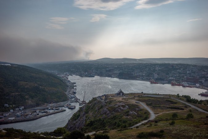 Wildfire erupts south of Newfoundland’s largest city, evacuation alert issued