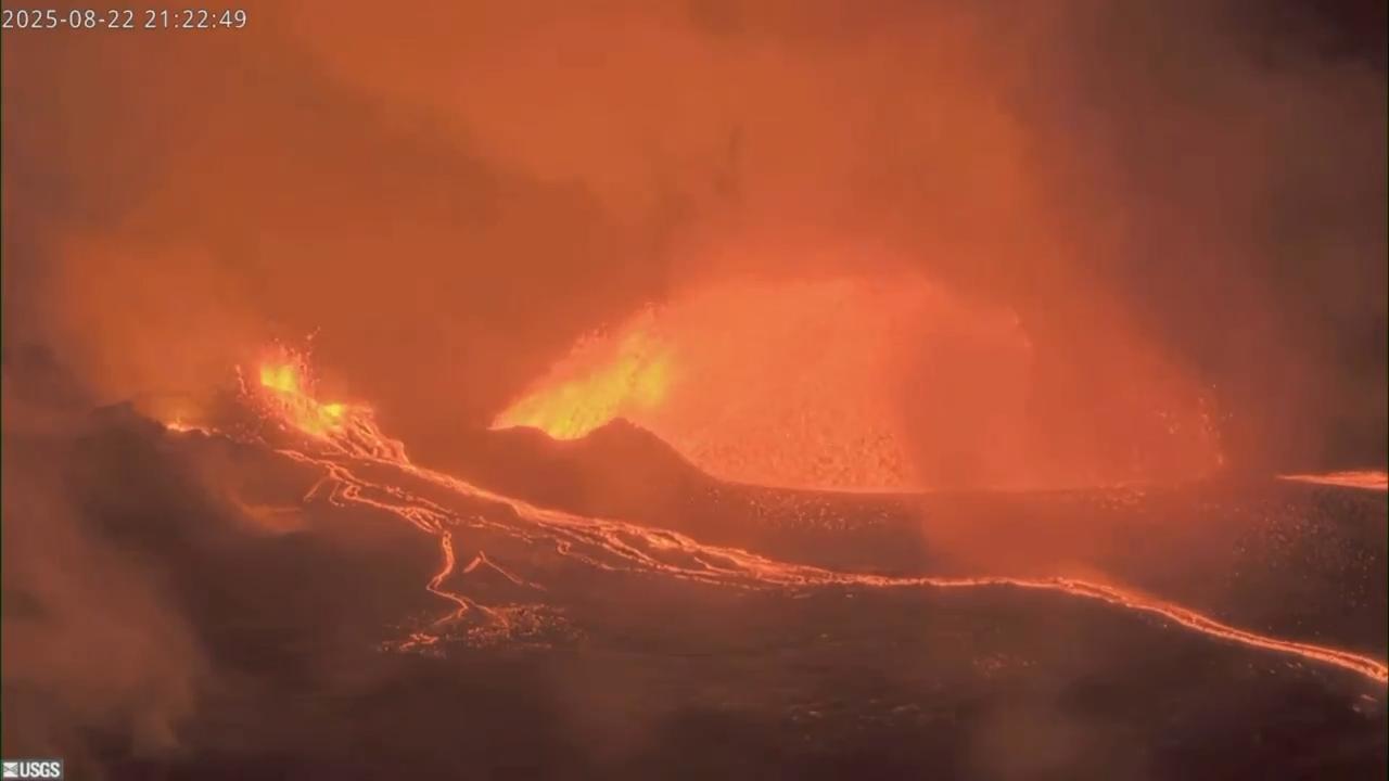 Mount Kilauea erupts again as Hawaii volcano shoots lava for 31st time since December