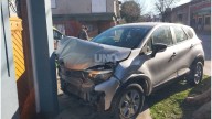 El video del violento accidente entre un auto y una unidad de rescate en barrio Sur