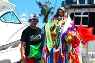 Comunidad náutica de Cabo San Lucas homenajea a Santiago Caamal y a la Virgen en la bahía