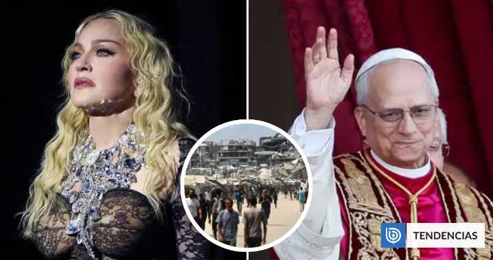Madonna insta al Papa a ir a Gaza, antes que ’sea demasiado tarde’: "Usted es el único de nosotros"