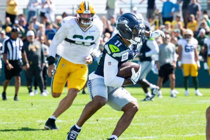 Seahawks’ Jaxon Smith-Njigba shows out in joint practice