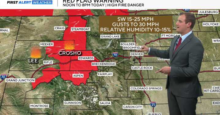 Long-duration heat wave grips Denver and eastern Colorado, fire danger rising
