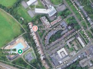 Water leaks for so long people list it as waterfall on Google Maps