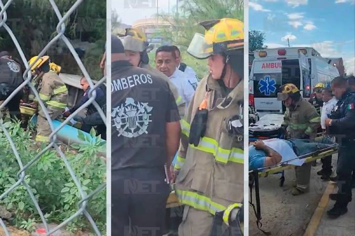 Video: Así rescataron bomberos y policías a chofer de camión