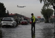 Integran equipo interinstitucional para atender estragos por lluvias en AICM