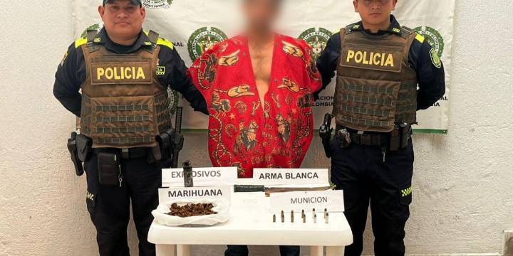 Policía detuvo a un menor con granada en el Tolima