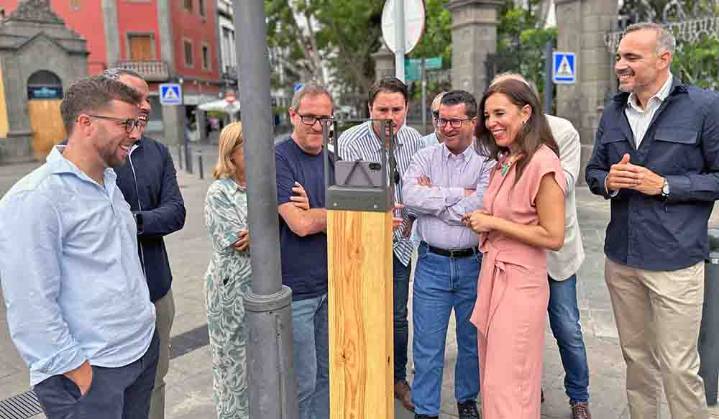 Turismo abre en Arucas el primer punto selfie de la Ruta Fotográfica de Canarias