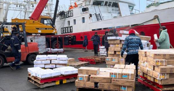 Seis buques y más de 200 toneladas reactivaron el puerto en un solo día