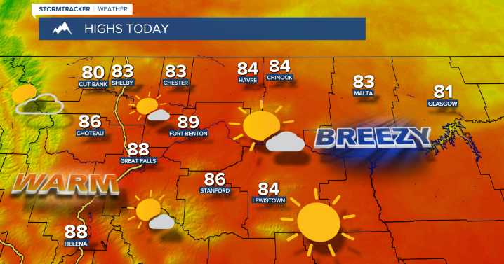 Warm weekend with isolated PM thunderstorms