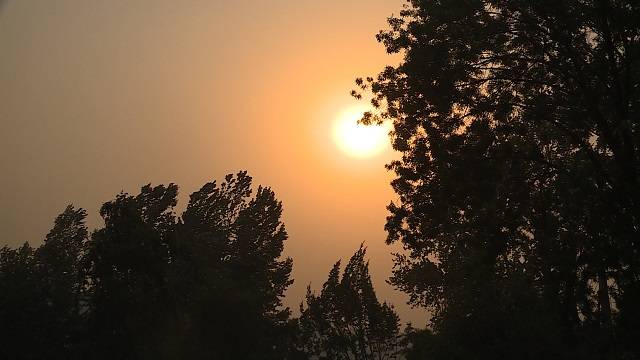 Hazy sunshine, high humidity over Portland