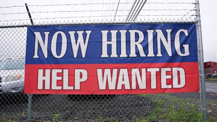 U.S. applications for jobless benefits fell last week as layoffs remain low